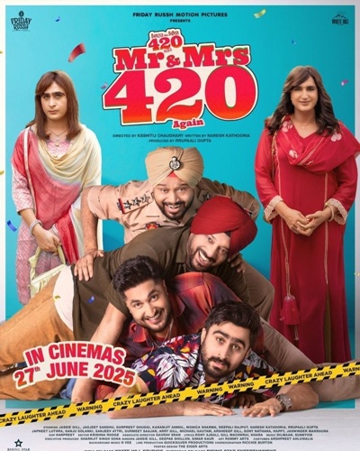 Mr. & Mrs. 420 Again 2025 Punjabi ORG HDRip 480p 400MB 720p 900MB ESubs